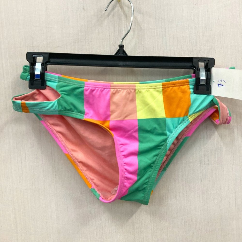 NWT Bikini lab multi block pattern swim bottom MD